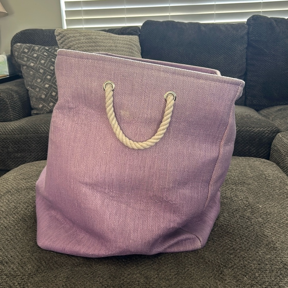 Purple toy bin/basket